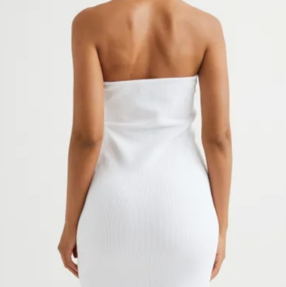 H&M NWT Strapless Tube Top Mini Dress - Picture 2 of 3